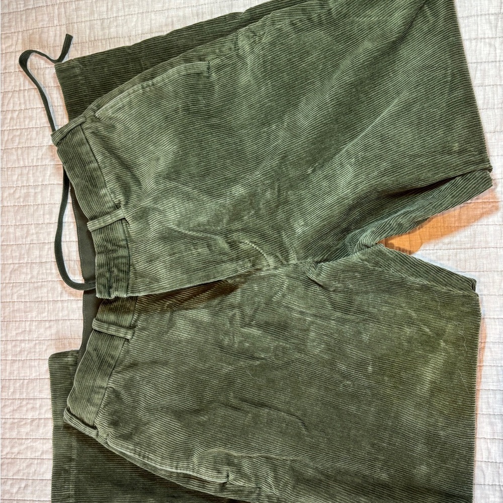 Uniqlo Olive Green Corduroy Pants